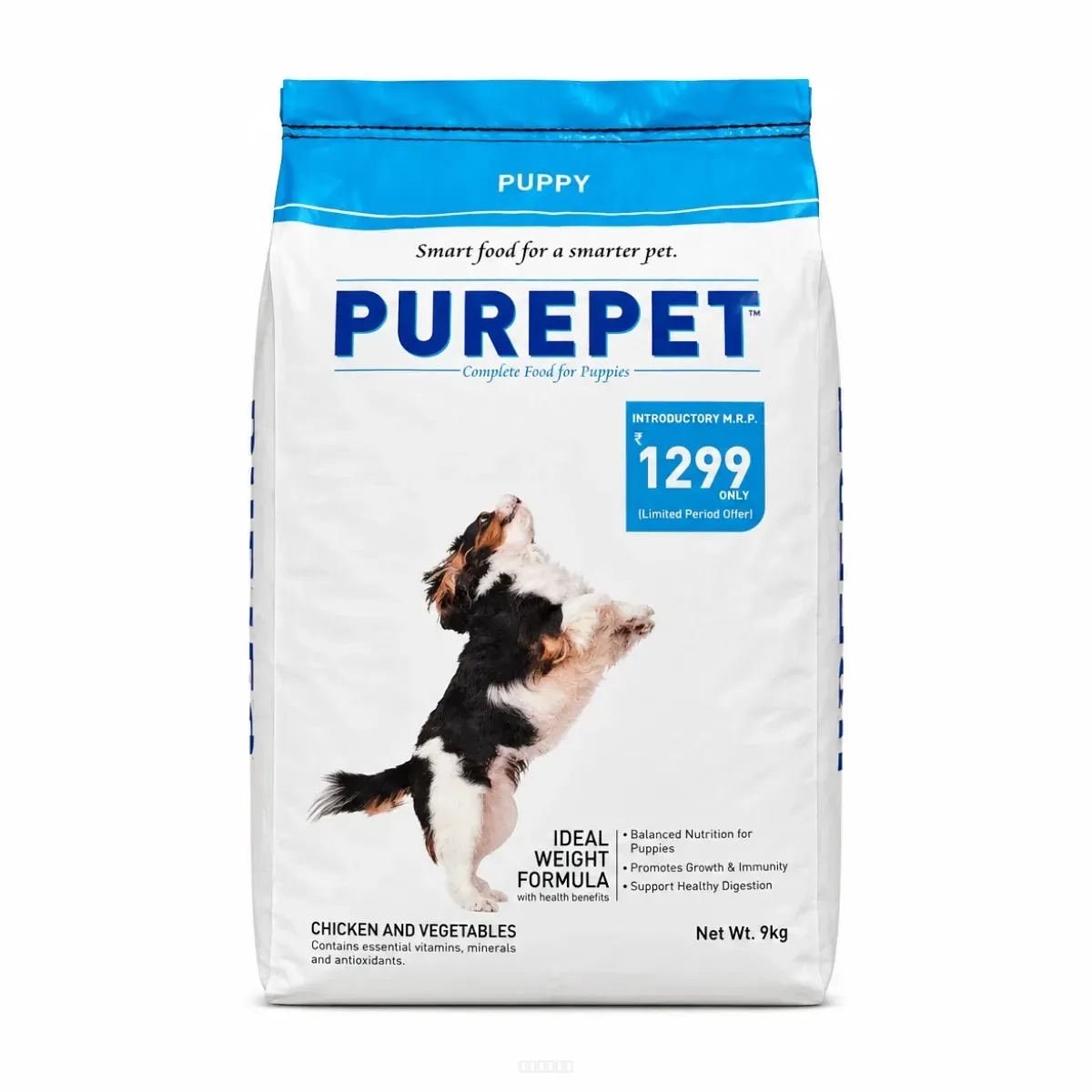 Purepet Chicken and Vegetables Puppy Dry Food