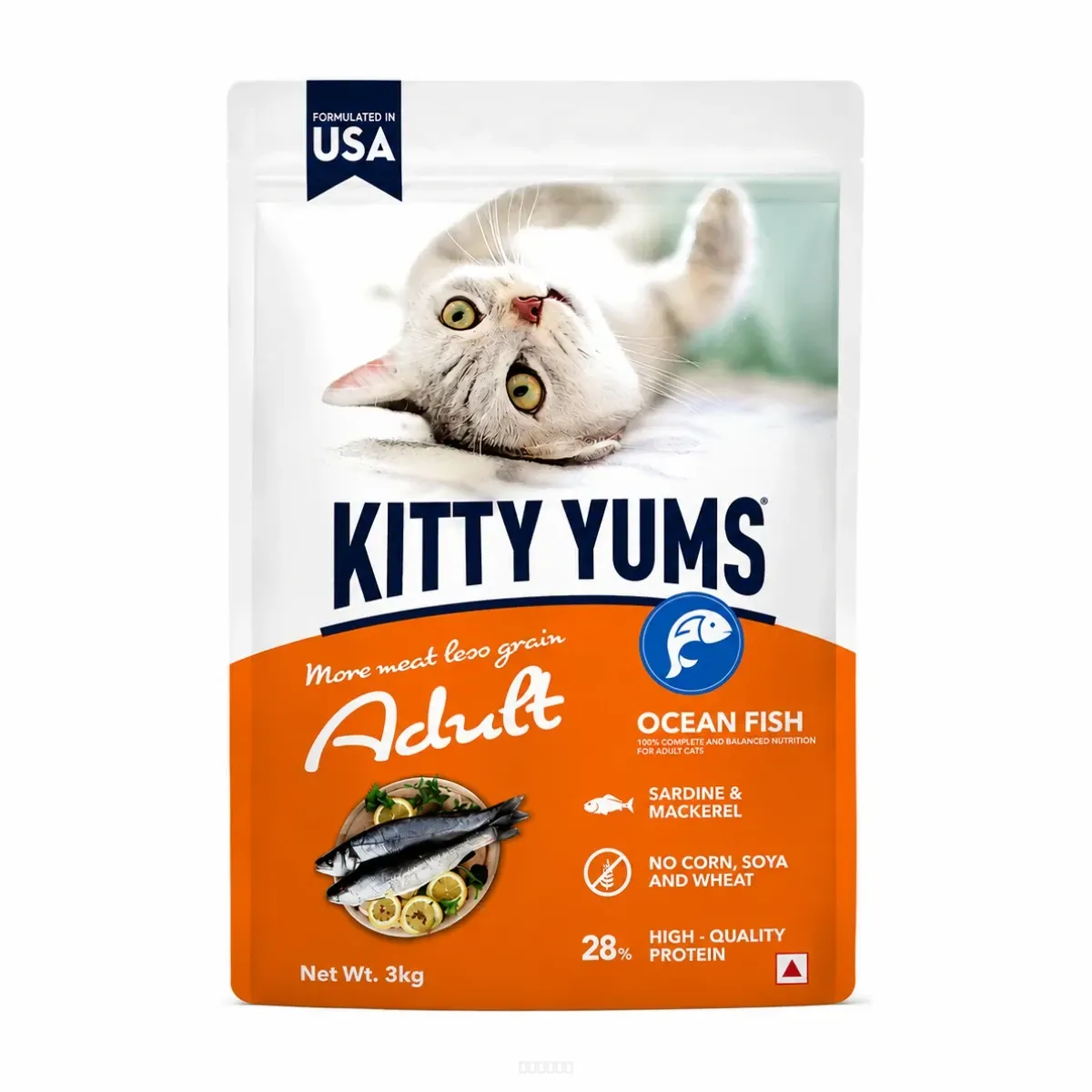 Kitty Yums Ocean Fish Adult (1+ years) Cat Dry Food